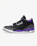 Air Jordan 3 Black Court Purple