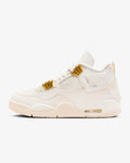 Jordan 4 Retro White And Gold