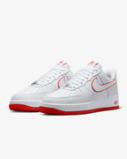Nike Air Force 1 White Picante Red