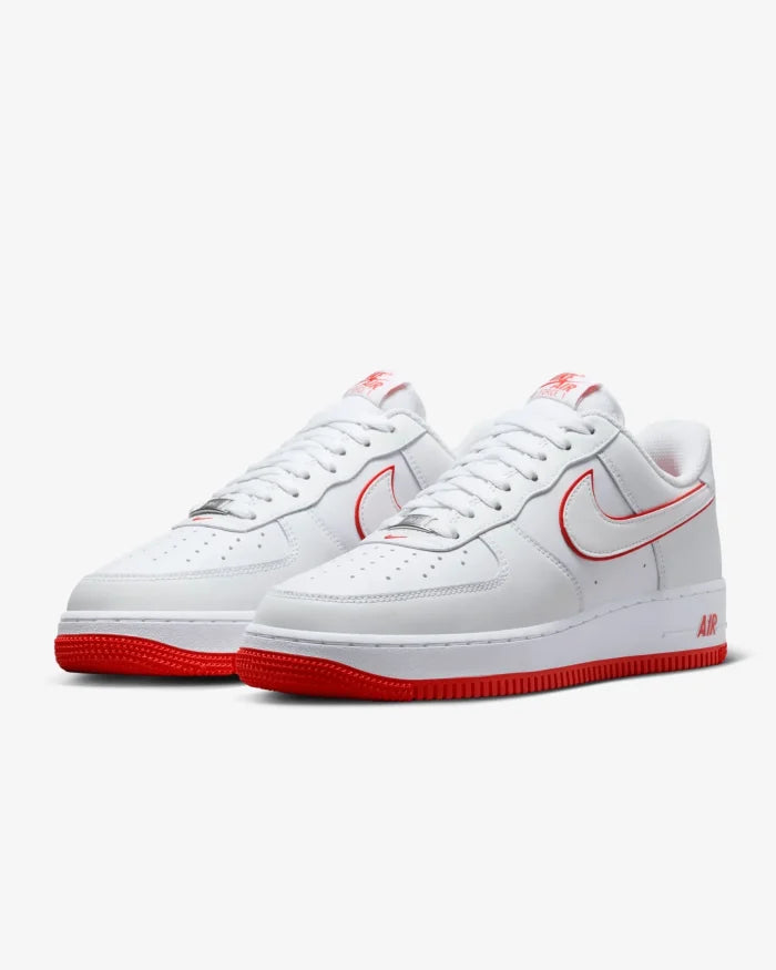Nike Air Force 1 White Picante Red