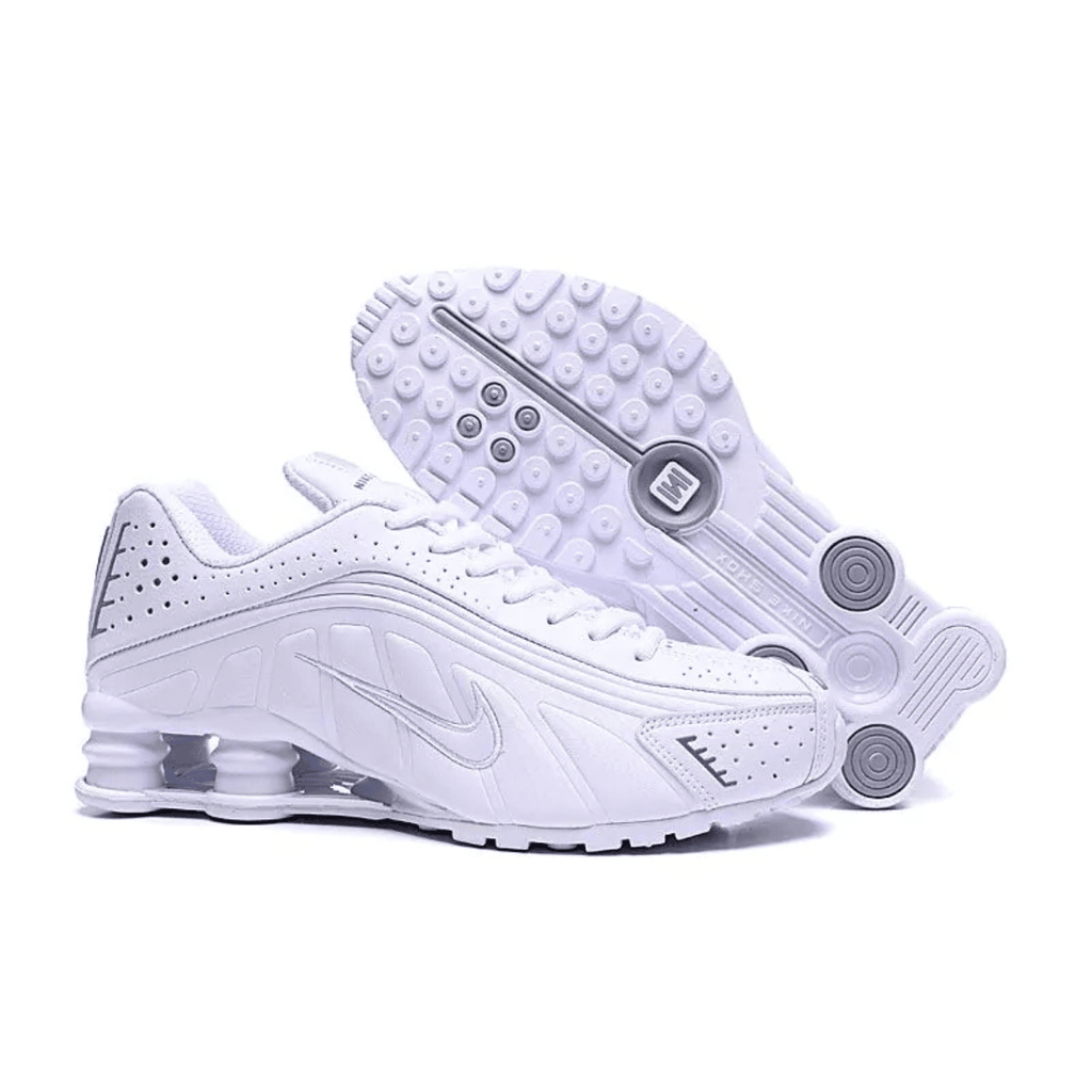Nike Shox R4 Triple White