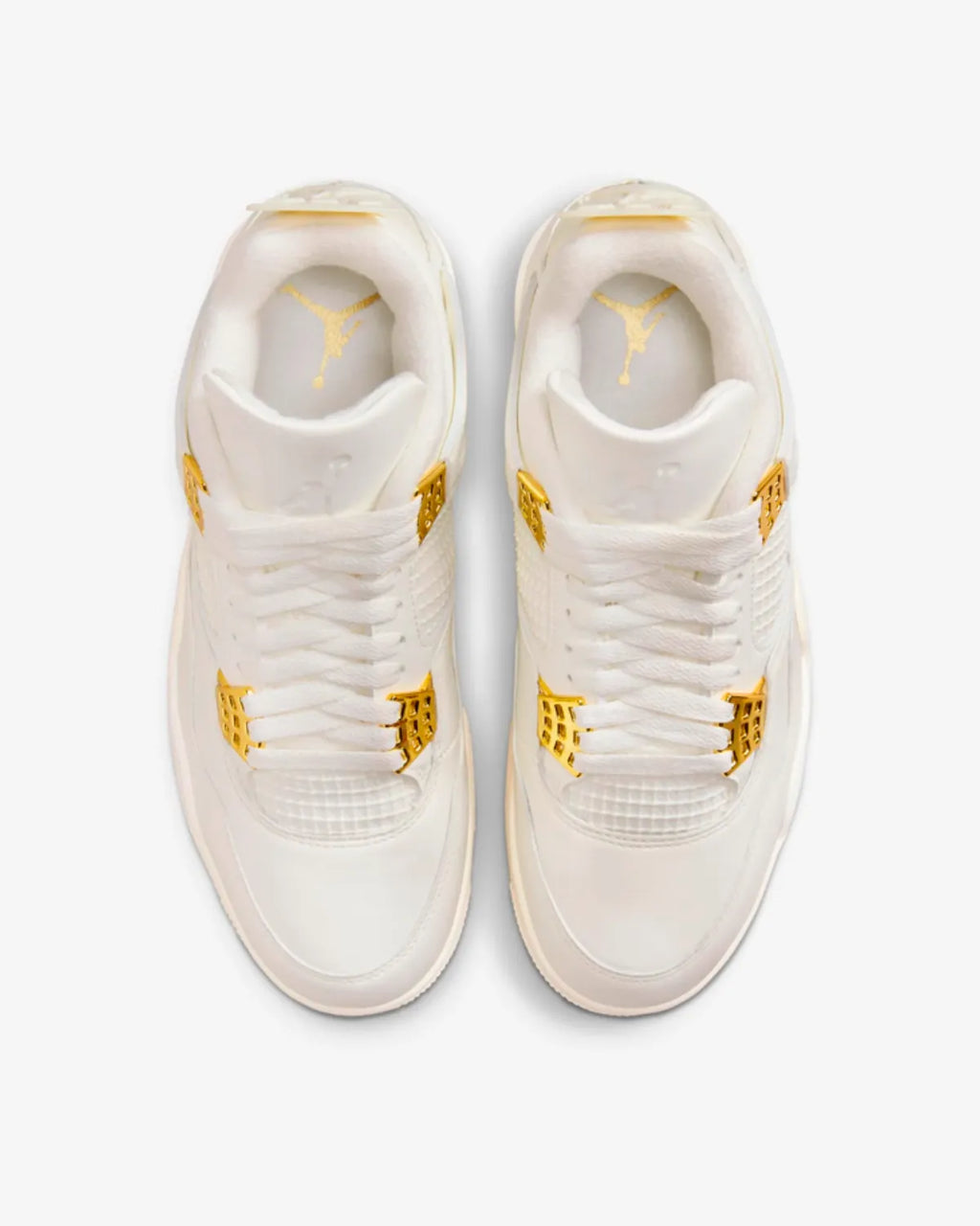 Jordan 4 Retro White And Gold (W)
