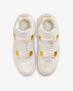 Jordan 4 Retro White And Gold